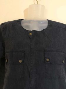 Black Utility Pocket Dress