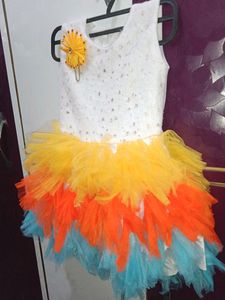(1-2.5 Yr)Rainbow Frock for Babygirl