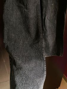 ♠️Black Straight Denim Jeans