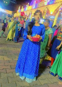 Blue Ethnic Gown