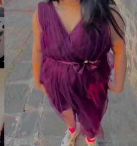 Purple Party Dress