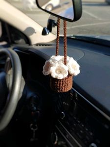 Car Hanging Flower Decor