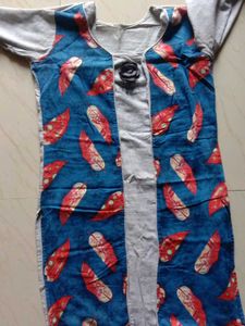 Stylish Blue &amp; Grey Kurta