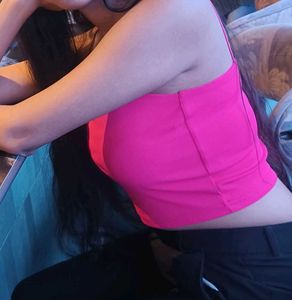 Pink Sleeveless Top