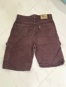 Brown Jorts Streetwear Style