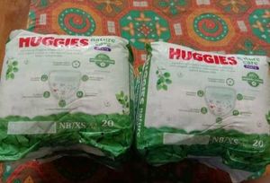 4 Packs Of Huggies Nature Diapers + 3 Pants Free