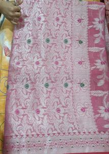 Pink Banarasi  Saree
