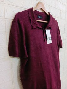 Burgundy Polo Shirt