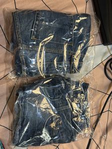 pack of 2 -  Denim Shorts blue lightly ripped