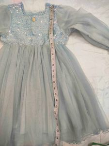 Sparkly Blue Tulle Dress