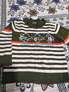 Cute Striped Kids Sweater