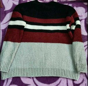 Striped Knit Sweater