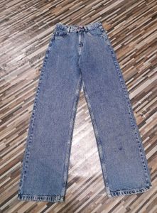 Wide Leg Denim Jeans