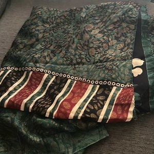 Beautiful New Bottle Green Saree
