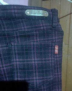 Stylist Girl Checker Plaid Pants