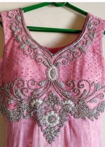 Attractive Diamond 💎 Work With Gota Silver Border