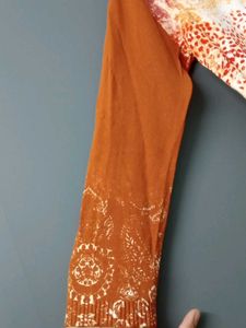 Patterned Long Sleeve Top