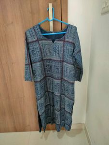 Printed Blue Kurta💙