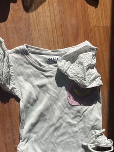 Girls Jeans Top Set