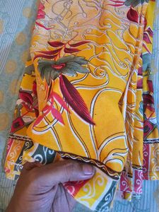 Beautiful Yellow Sharee