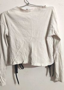 Ribbed Long Sleeve Top