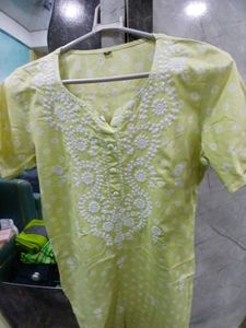 Pastel Green Embroidered Tunic