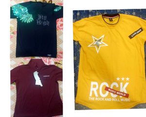 3 Tshirts Combo If U Select Coin Price Then Only 2