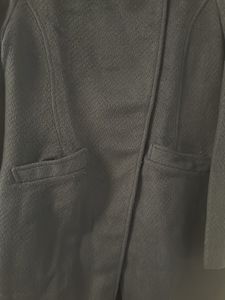 Elegant Navy Blue Overcoat