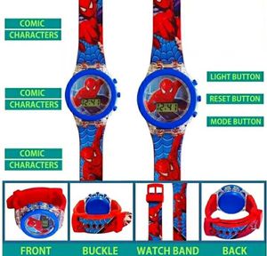 Spiderman Glowing Digital Watch With Free Delivery
