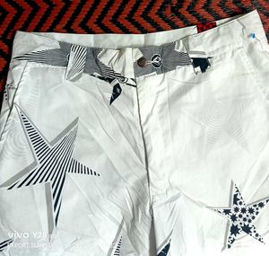 Star Print Casual Pants