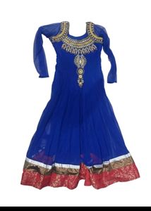 Elegant Blue Anarkali