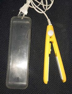 Mini Yellow Hair Straightener