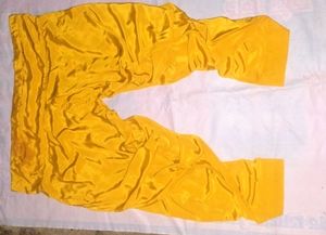 Yellow Salwar Kameez Bottom Silk