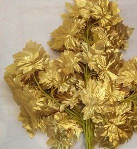 Golden Decorative Leaf Bundle