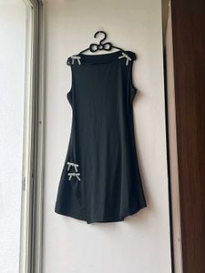 Bow Pinafore Dress