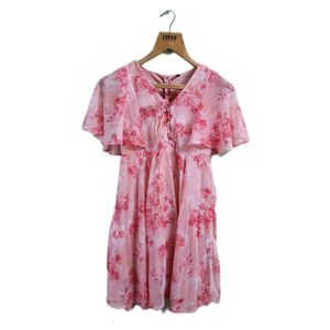 PINK FLORAL DRESS 🌷