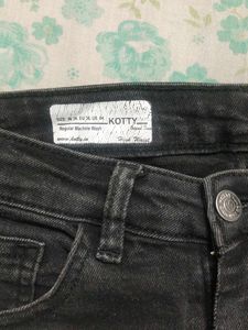 Wide Leg Black Jeans