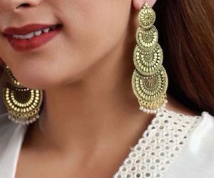 Polki Layered Jhumkas