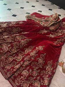 Red Embroidered Lehenga Choli