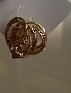 Gold Stacking Ring Set