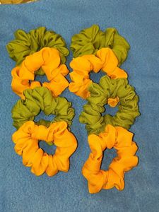 Cute Scrunchie Set (8 Pieces)