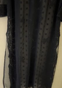Black Heavy Work Chikankari Georgette Kurta| new