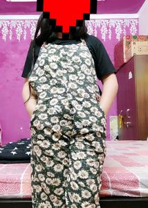 Floral Style Jumpsuit Pure Cotton