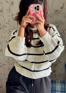 Striped Knit Sweater