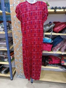 Elegant Plaid Nightgown