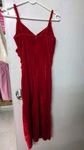 Red Velvet Mini Dress