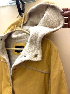 Corduroy Jacket with Sherpa Lining