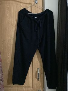 Woolen Comfy Black Trouser
