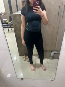 Black Washed Skinny Jeggings