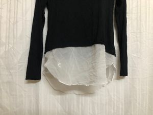 A.N.A Black Long Sleeve Top